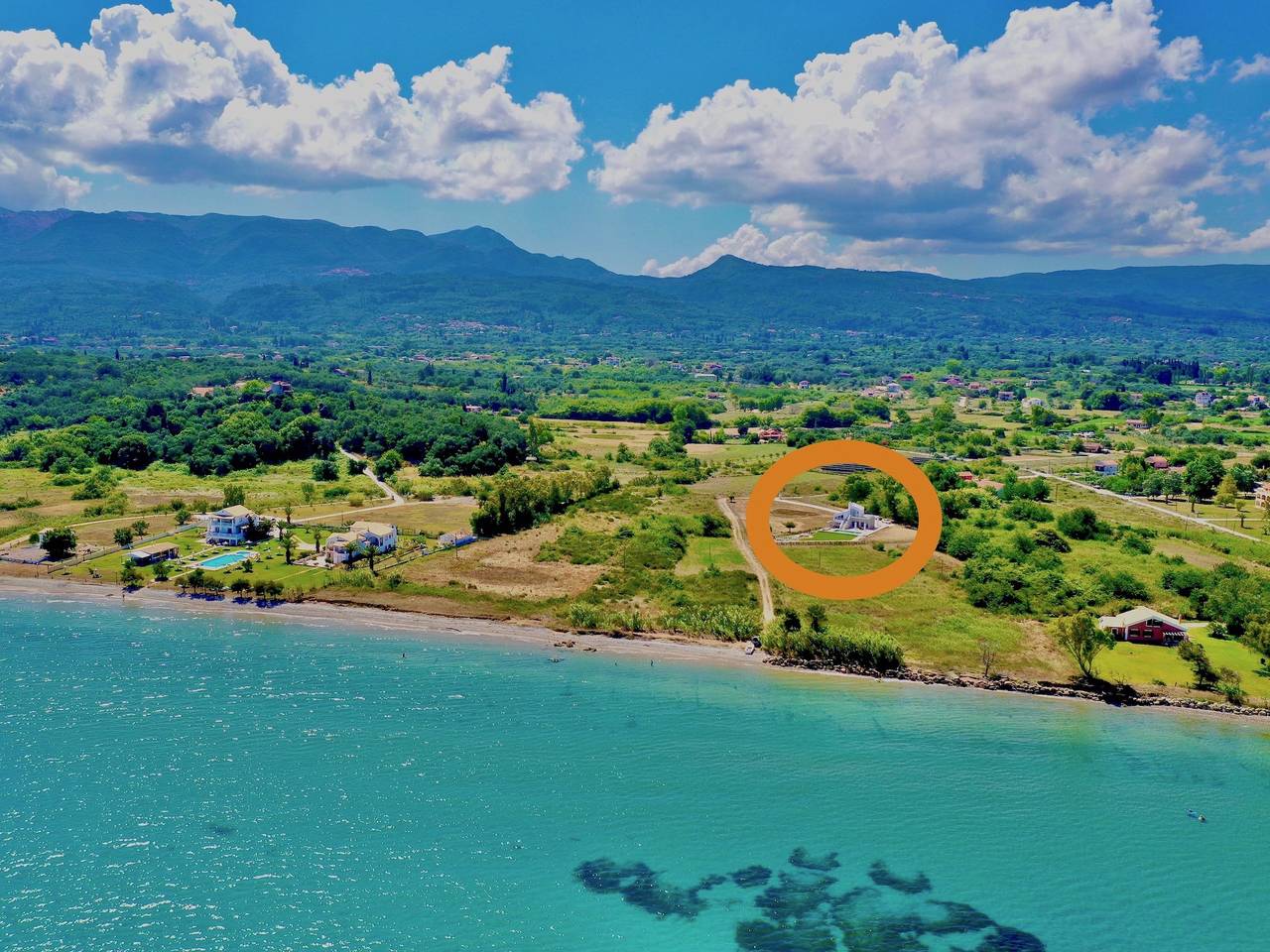 Danune Luxury Beachfront Villa with private pool in Korfu