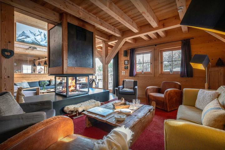 Chalet pour 15 personnes, avec Balcon ainsi que Terrasse et Sauna