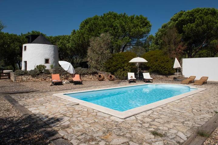 Location de vacances pour 3 personnes, avec jardin ainsi que piscine et vue à Rio Maior - 4