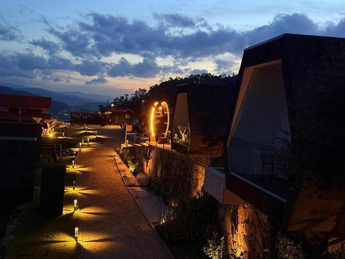 Bungalow für 2 Personen, mit Pool und Sauna sowie Garten und Ausblick in Portugal - 3