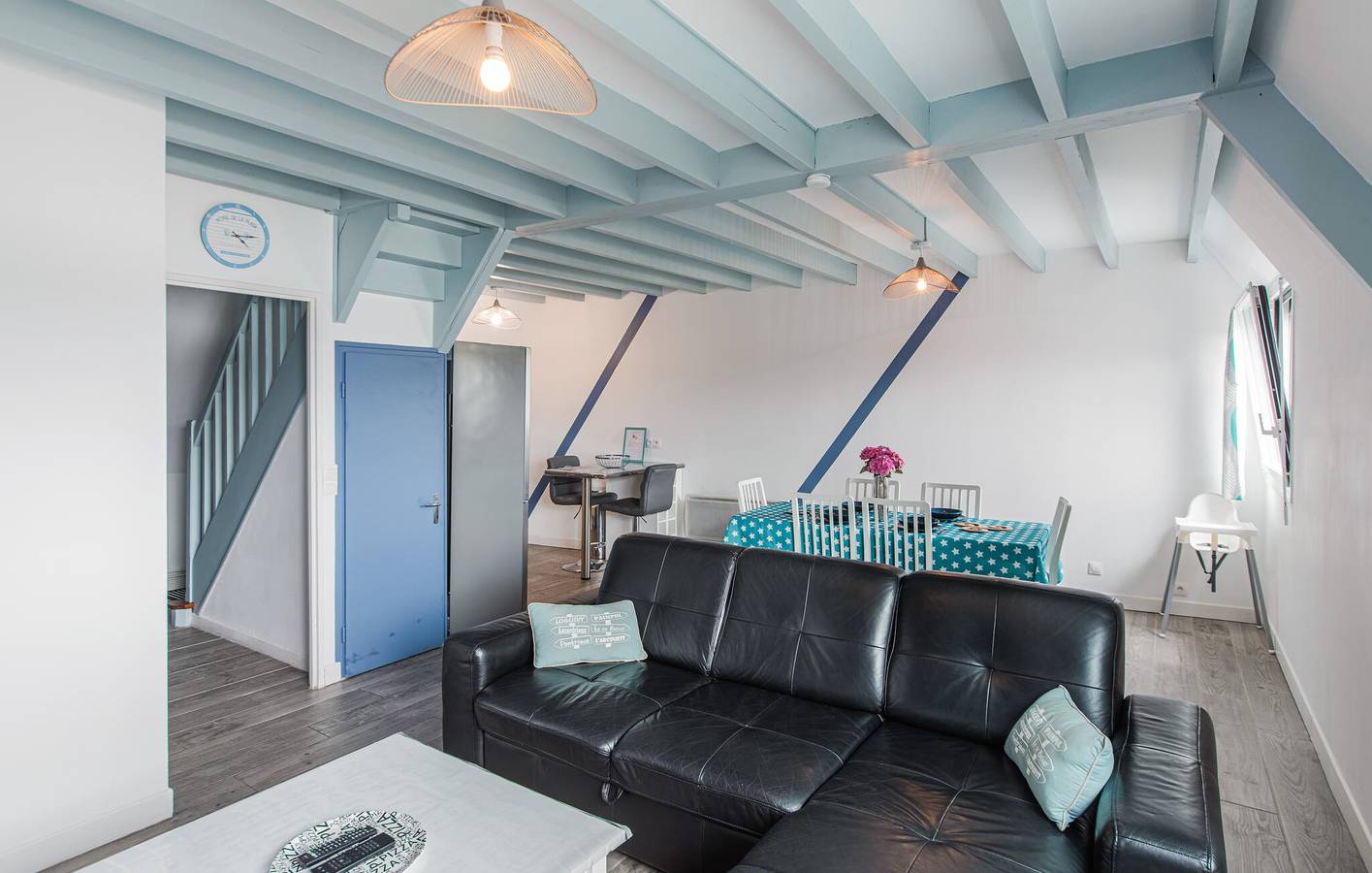 Apartamento vacacional entero, Acogedor apartamento de 1 dormitorio cerca de la playa, con wifi y aparcamiento in Lézardrieux, Costa de granito rosa