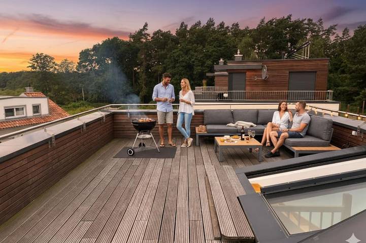 Ferienhaus für 4 Personen, mit Terrasse und Garten sowie Sauna - 1