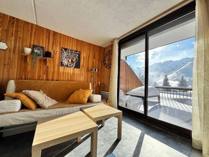 Gîte pour 6 personnes, avec balcon et vue à Gouaux-de-Larboust