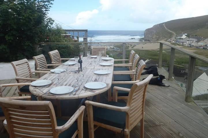 Holiday rental for 10 people, with balcony, with pets in Porthtowan