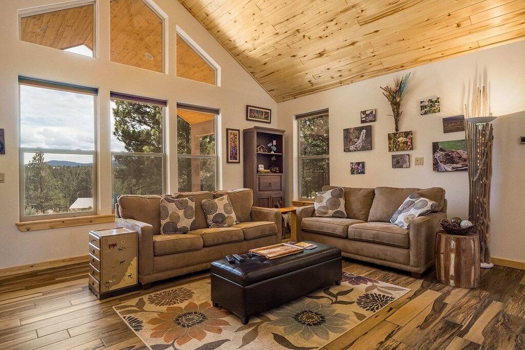 Custom Home with Two Private Master Suites and Heated Garage in Angel Fire, Colfax County