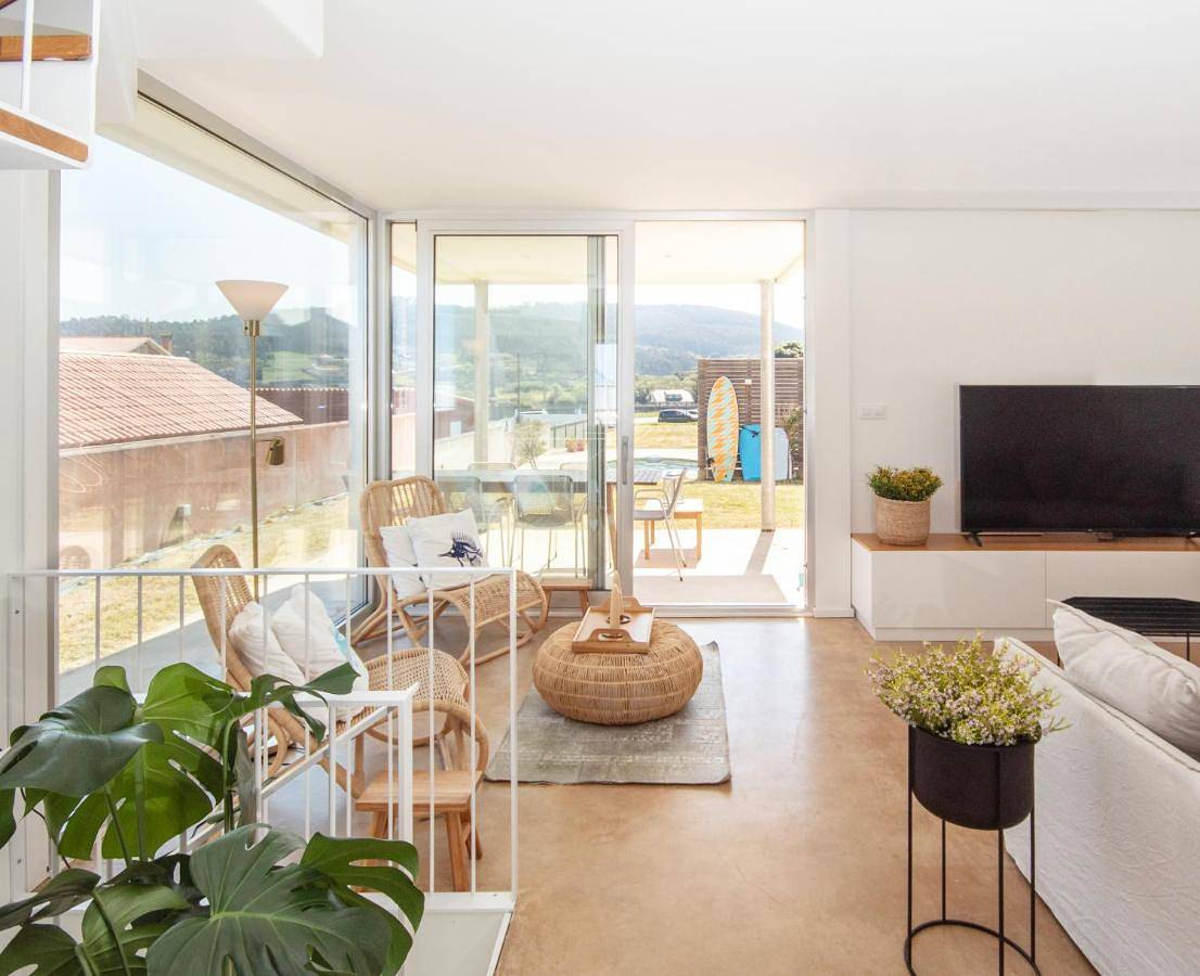 Ag Villa Razo Deluxe, con piscina y playa a 400m in Razo, Carballo