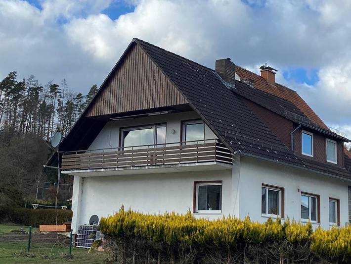 Ferienwohnung für 5 Personen, mit Balkon und Ausblick in Wolfhagen