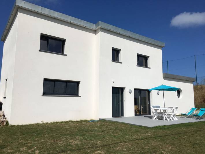 Maison de vacances pour 9 personnes, avec Terrasse ainsi que Jardin et Vue