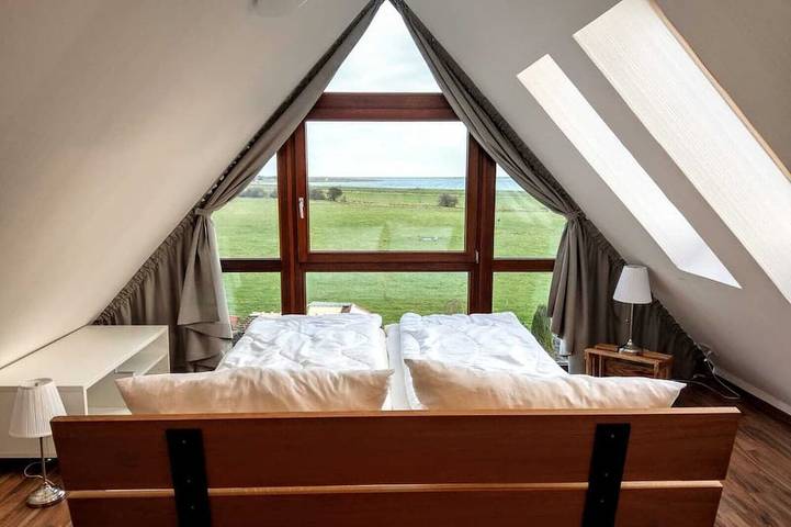 Ferienwohnung für 8 Personen, mit Garten und Sauna sowie Balkon, mit Haustier in Maasholm