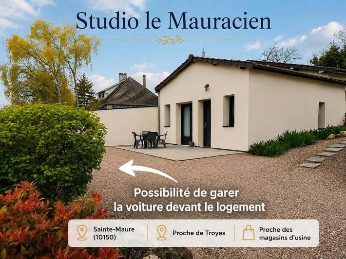 Gîte pour 4 personnes, avec Terrasse à Sainte-Maure