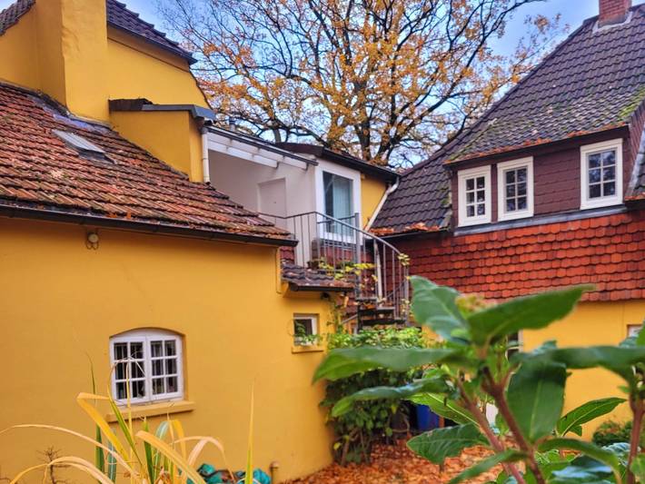 Ferienwohnung für 2 Personen, mit Ausblick und Balkon in Worpswede