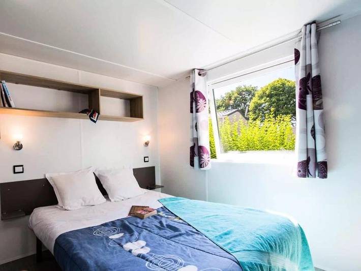 Camping Eden Villages Manoir de Ker An Poul - Mobilhome 5 personas - Confort 3 Habitaciones 4/5 Personas + TV in Penvins, Sarzeau
