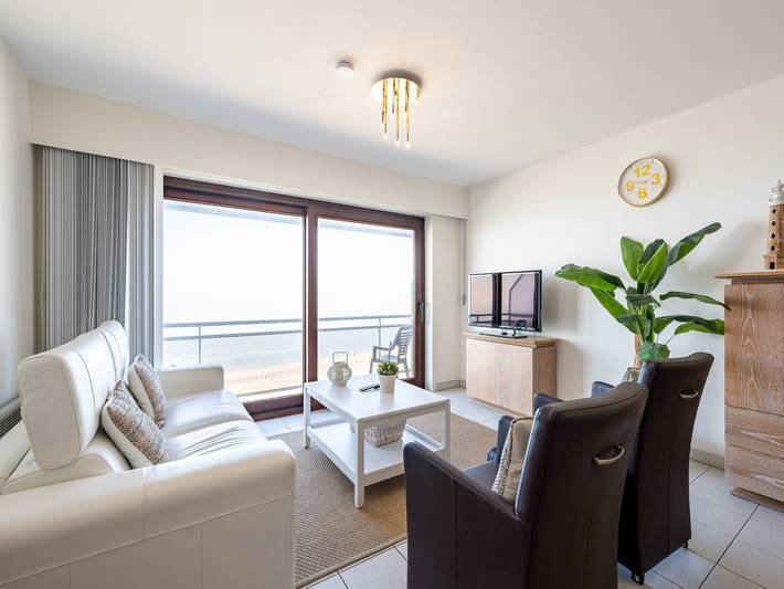 Apartament wakacyjny dla 4 osób, z Balkon i Taras w Wybrzeże Belgijskie