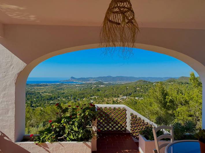 Villa 'Sa Guaita' mit Meerblick, privatem Pool und Wlan in San José (Ibiza), Sant Josep de sa Talaia