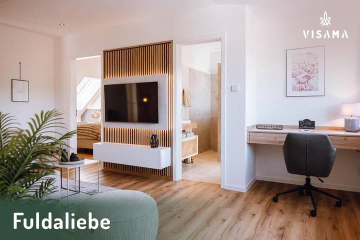 Ferienwohnung für 4 Personen, mit Terrasse und Garten sowie Ausblick in Fulda - 4