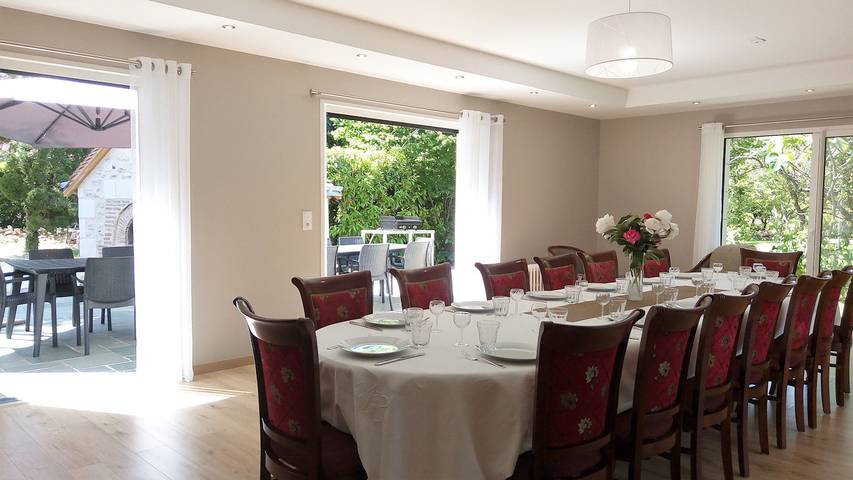 Gîte pour 15 personnes, avec jardin et terrasse près des Châteaux de la Loire - 2