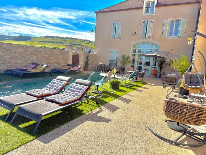 Hôtel pour 2 personnes, avec Jacuzzi et Terrasse ainsi que Jardin et Piscine