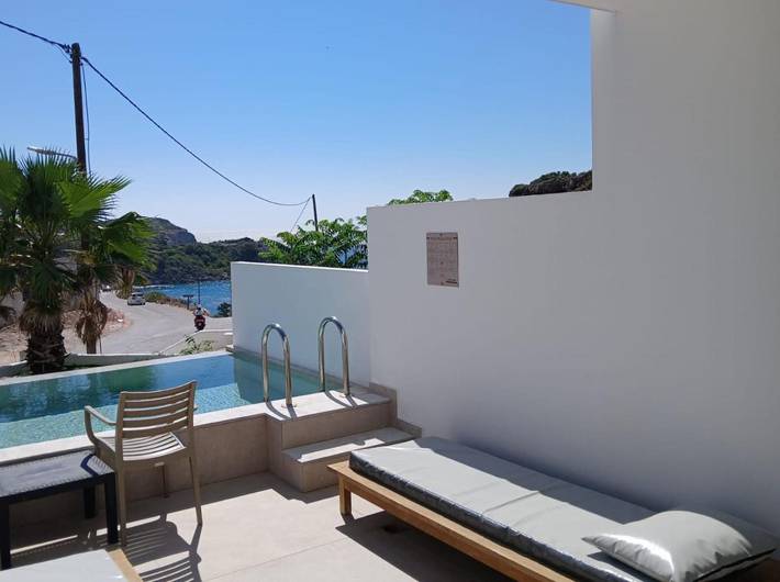 Hôtel pour 2 personnes, avec Balcon et Terrasse ainsi que Jardin et Piscine