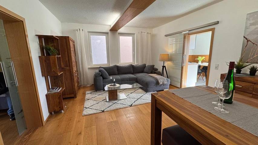 Ferienwohnung für 4 Personen, mit Garten und Ausblick