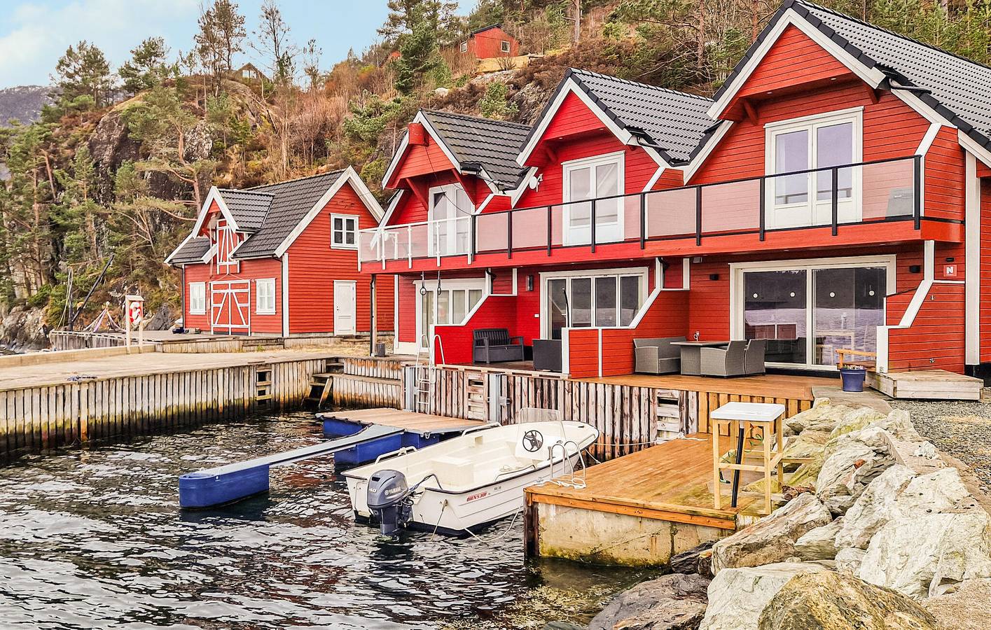 Ferienhaus für 8 Personen mit Terrasse in Os