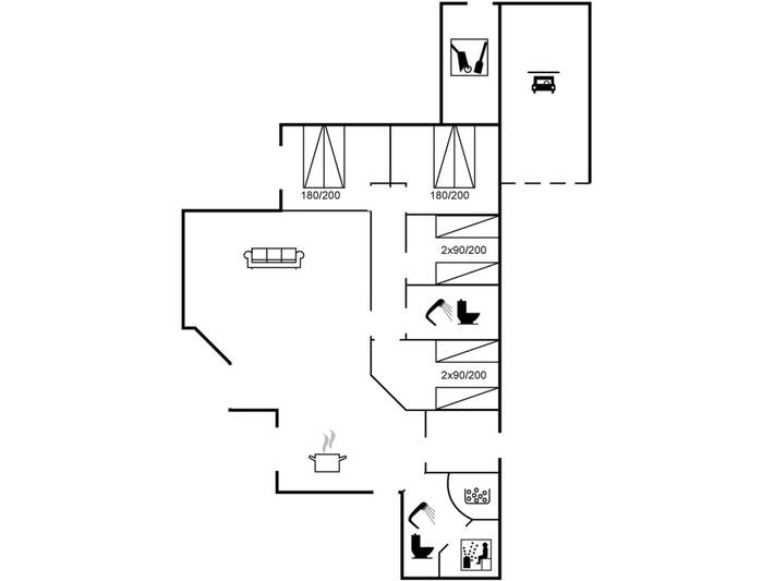 Ferienhaus für 10 Personen, mit Whirlpool und Terrasse sowie Sauna in Råde Strand - 2