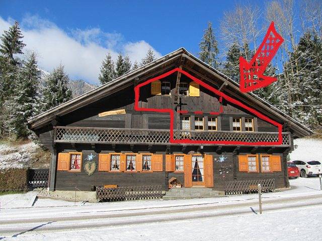 Ganze Ferienwohnung, Chalet le Petit Ruan - 2-Zimmerwohnung in Champéry, Portes du Soleil