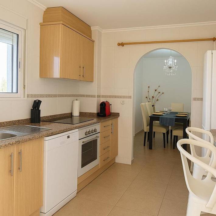 Casa rural para 6 personas, con jardín además de piscina y vistas en Santa Pola - 4