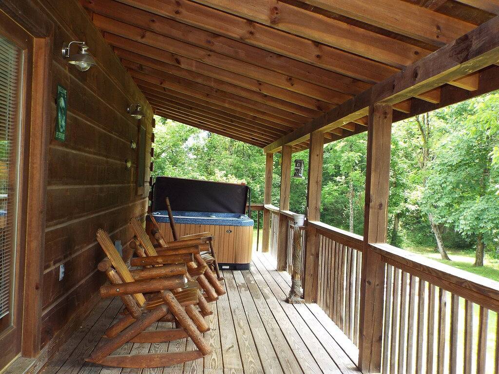 \"Sweet Life\" * Log Cabin auf Cosby Creek mit Wifi- in Cosby (TN), Cocke County