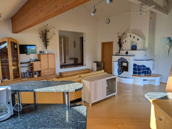 Ferienwohnung für 5 Personen, mit Garten und Ausblick sowie Seeblick und Balkon, mit Haustier im Salzkammergut - 4