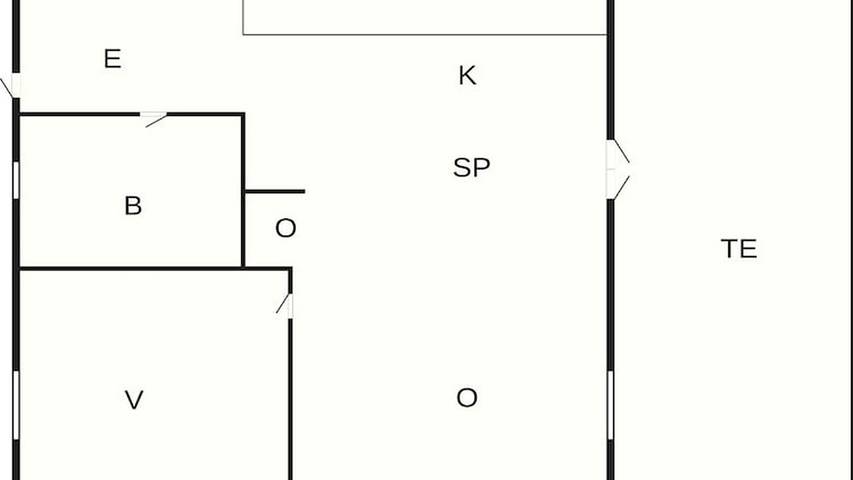 Ferienhaus für 3 Personen, mit Balkon und Sauna sowie Pool und Whirlpool