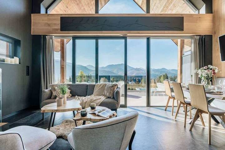 Dom dla 7 osób, z jacuzzi i ogród oraz balkon, zwierzęta dozwolone w Kościelisko
