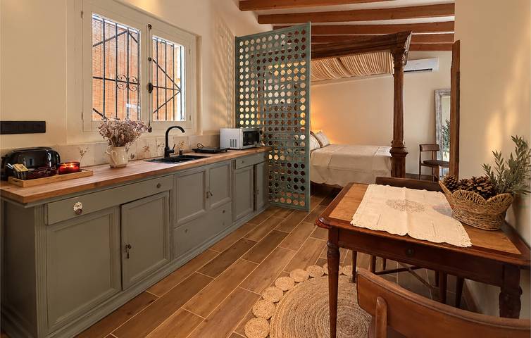 Charmant appartement avec terrasse, Wi-Fi et parking près de la Rambla del Rambuchar in Moralet, Alicante