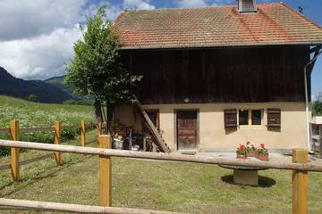 Maison de campagne pour 8 personnes, avec jardin à Mont-Saxonnex