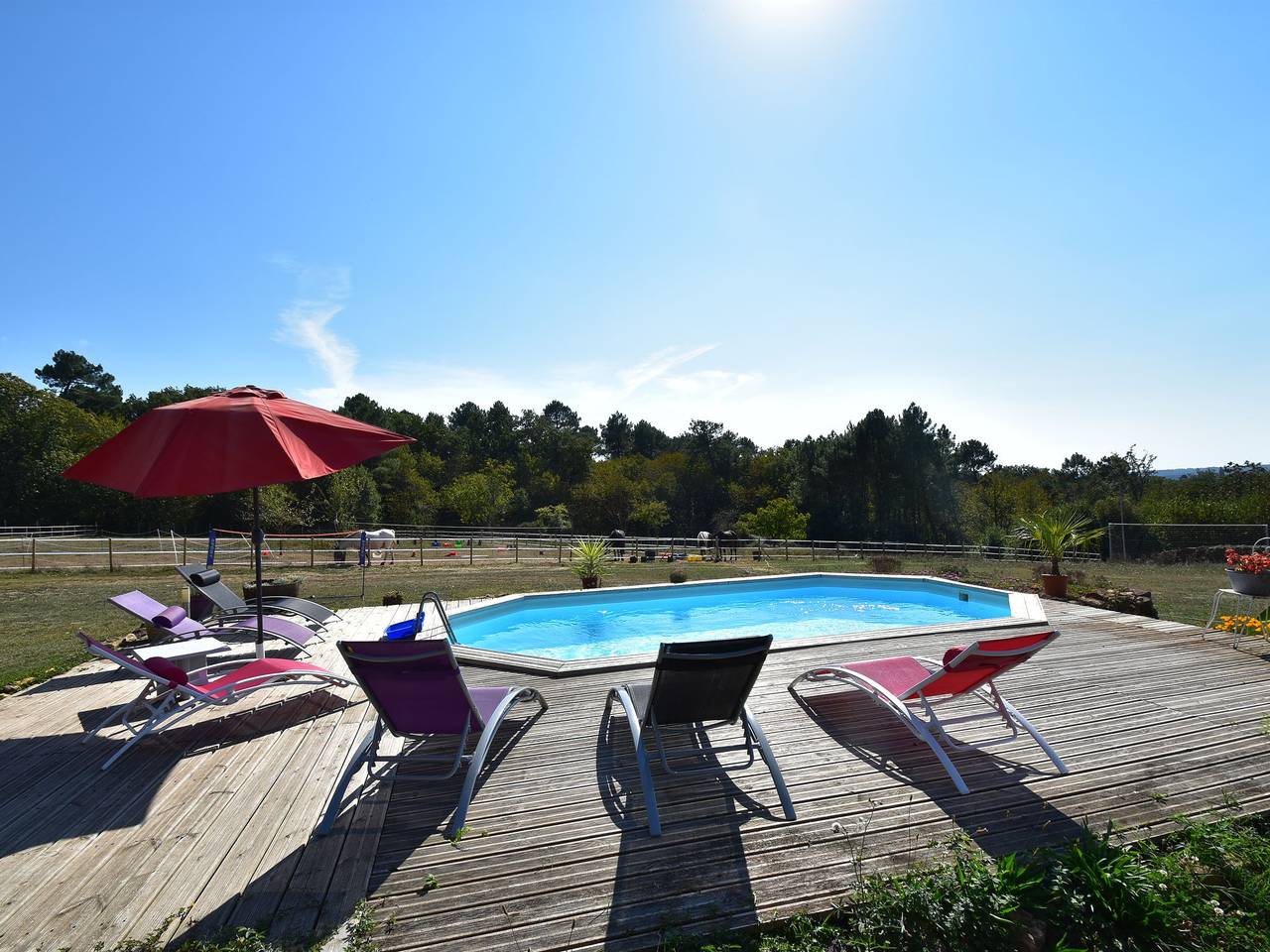 Luxury house in Aquitaine with swimming pool in Périgord Pourpre