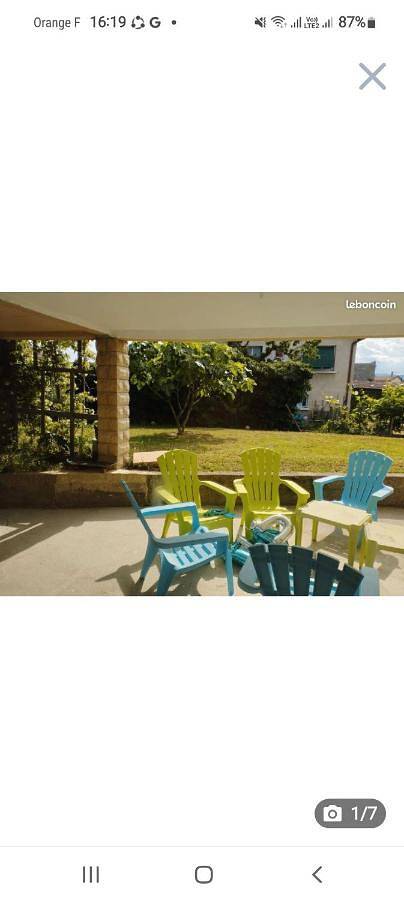 Gîte pour 4 personnes, avec Terrasse et Jardin à Craponne