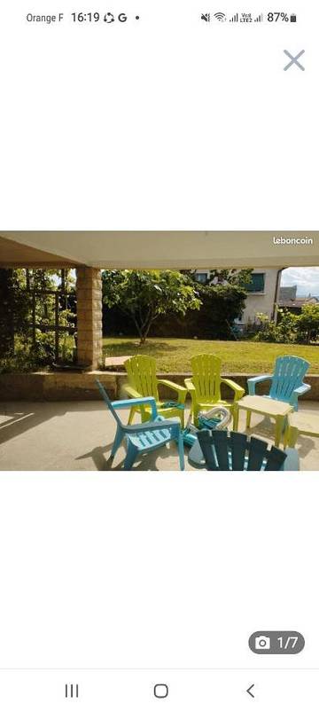 Gîte pour 4 personnes, avec jardin à Craponne