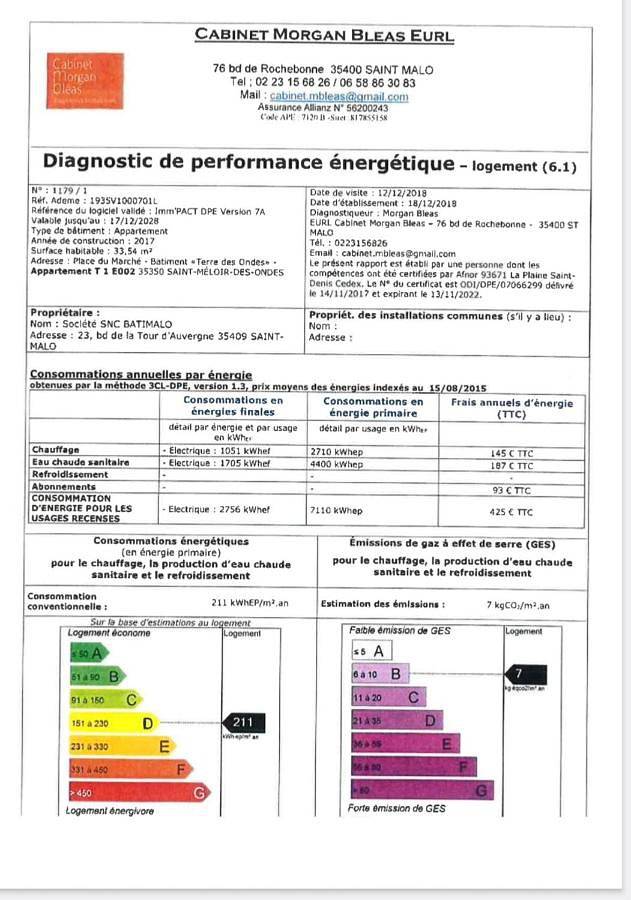 Gîte pour 2 personnes, avec terrasse et vue à Hirel - 4