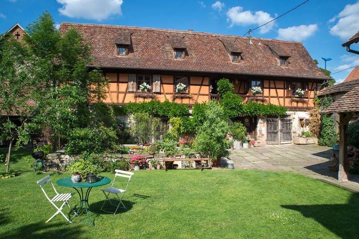 Gîte pour 4 personnes, avec vue et jardin, animaux acceptés à Rangen