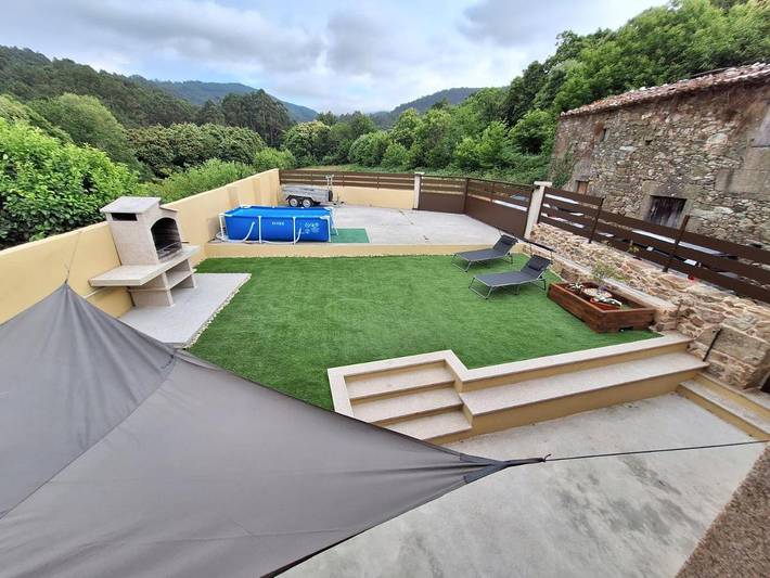 Location de vacances pour 10 personnes, avec jardin ainsi que piscine et terrasse à Noia - 4