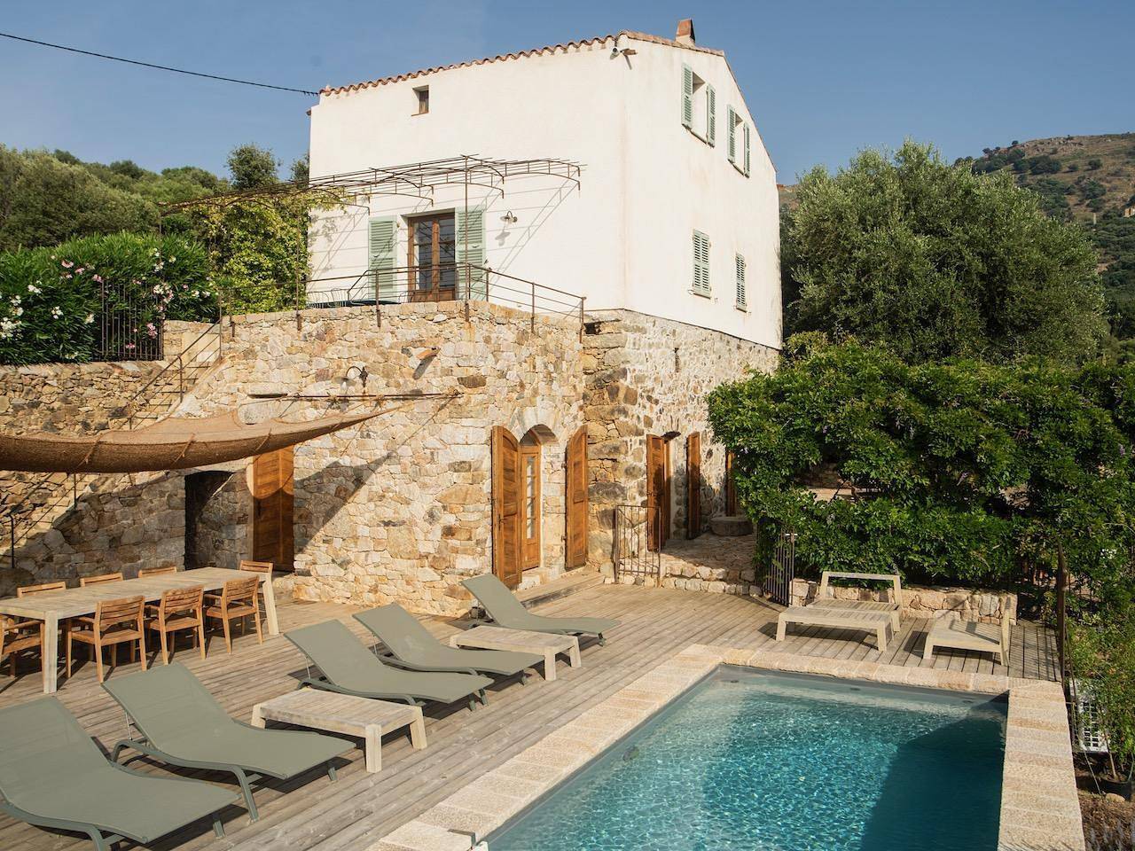 A Casa Bianca in Pigna (Córcega), Region de Calvi