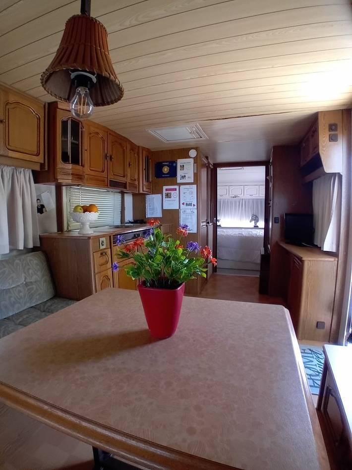 Caravane pour 2 personnes, avec piscine et jardin en Camargue - 3