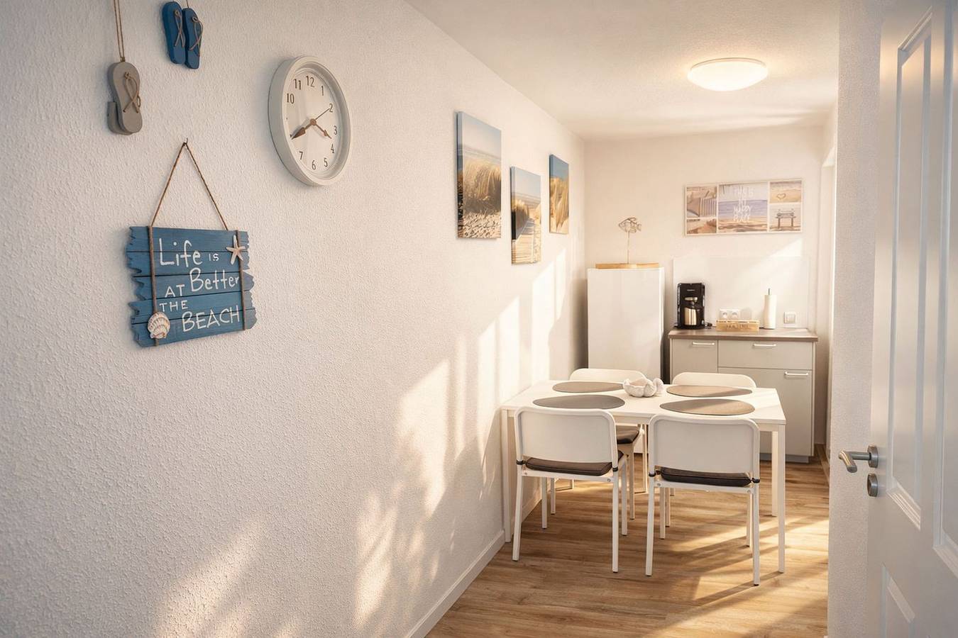 Ganze Wohnung, Apartment Strandlust – Komfort in Strandnähe mit Terrasse und Privatparkplatz in Horumersiel, Wangerland