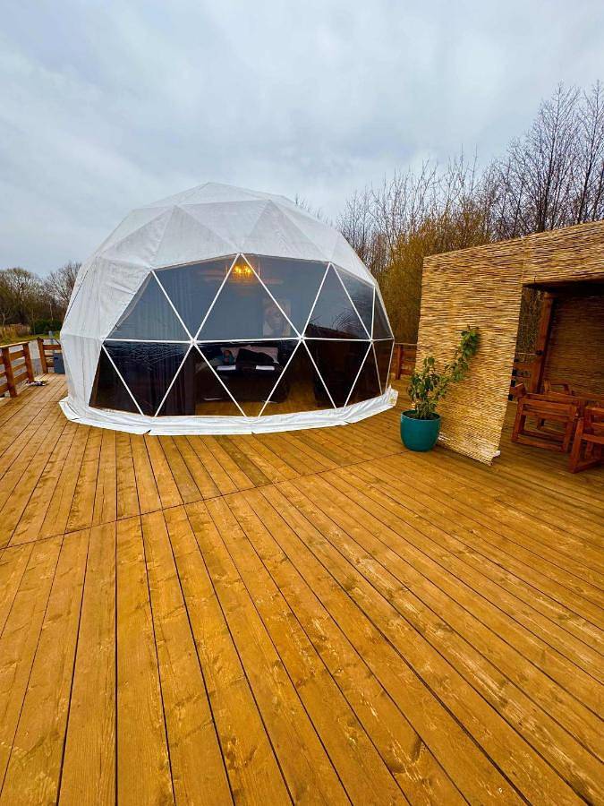 Kemping dla 7 osób, z widok i taras oraz ogród w Mazowsze