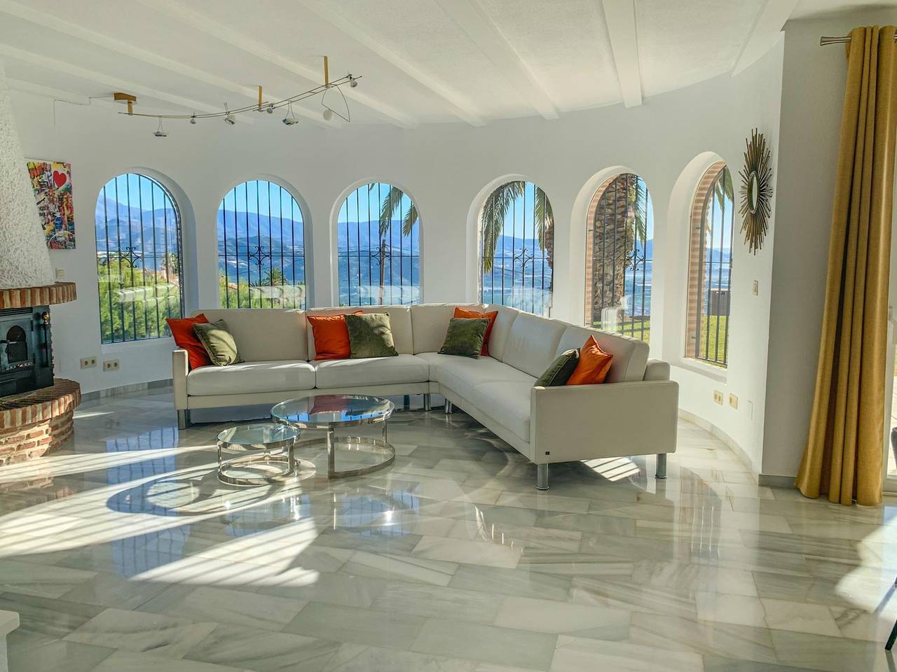 Luxuriöse Villa mit Meer- und Sierra Nevada in Monte de los Almendros, Salobreña