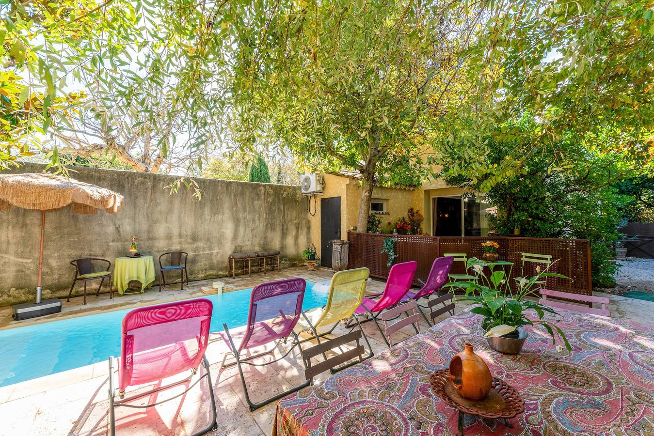 Appartement 'Gîte Marie - Monteux' avec piscine privée, Wi-Fi et climatisation in Monteux, Vaucluse
