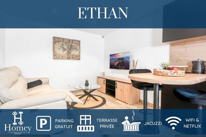 Gîte pour 2 personnes, avec Jacuzzi et Terrasse à Monnetier-Mornex