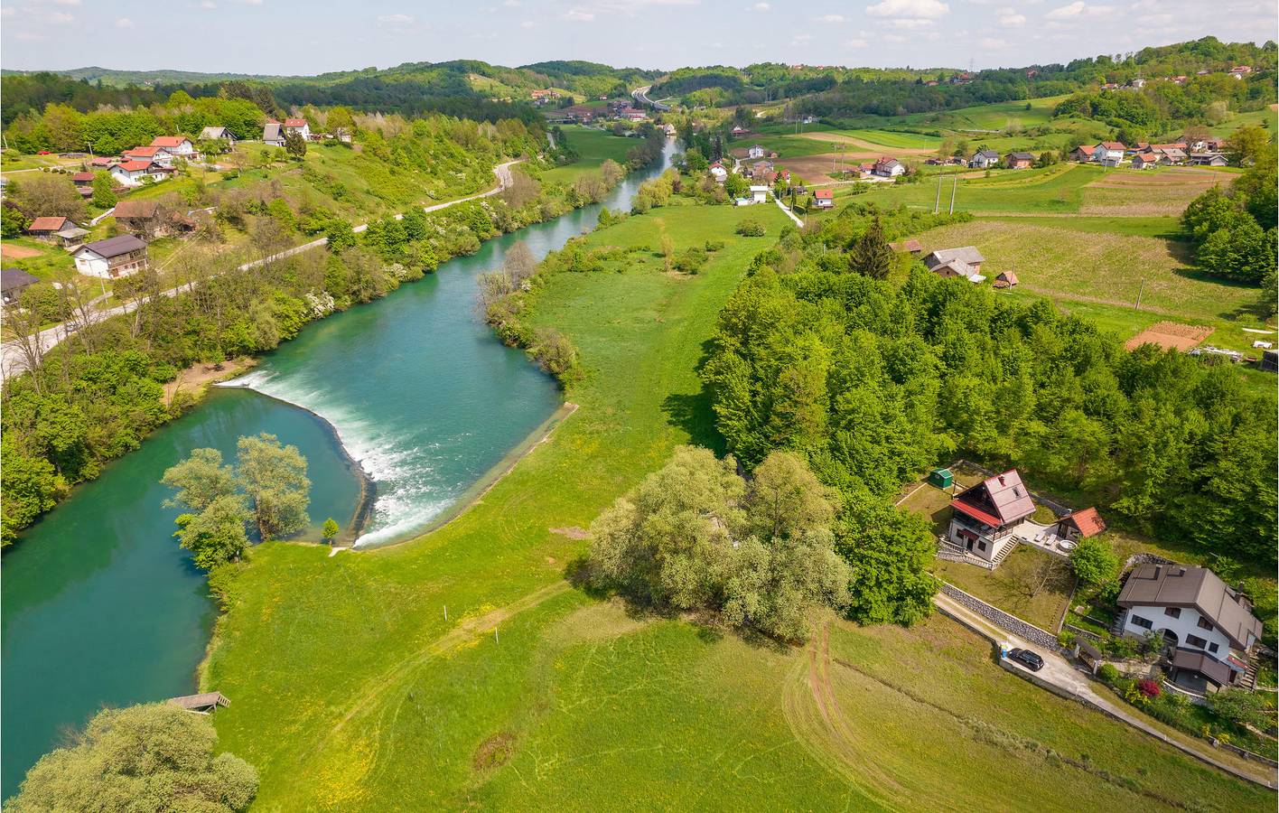 Ferienhaus für 5 Personen mit Terrasse in Karlovac, Karlovac und Umgebung