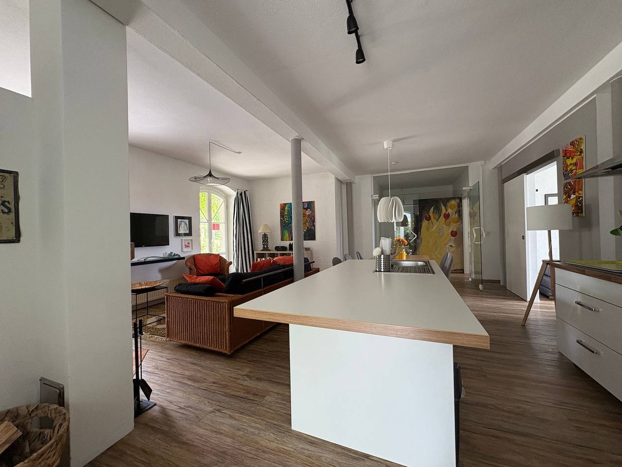 Geheel appartement, Appartement 'Weltenbummler' met bergzicht, privéterras en wifi in Gohrisch, Elbezandsteengebergte