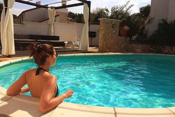 Ferienhaus für 6 Personen, mit Balkon und Whirlpool sowie Garten und Pool in Medulin