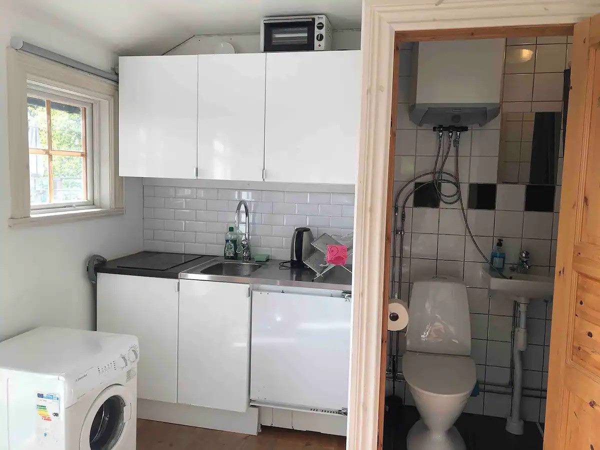 Mini-Ferienhaus mitten in Stockholm in Seelage in Schwedische Ostsee